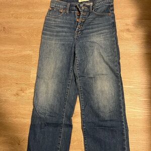 Madewell Jeans- Slim Wide/Leg Crop